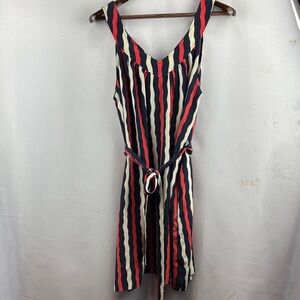 Striped Sleeveless Dress